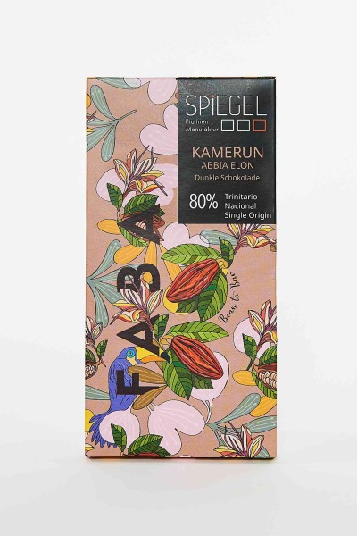 Faba Kamerun 80% Abbia Elon Dunkle Schokolade