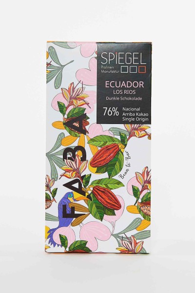 Faba Ecuador Los Rios 76% Kakao-Dunkle Schokolade, National, Arriba Kakao, Single Origin